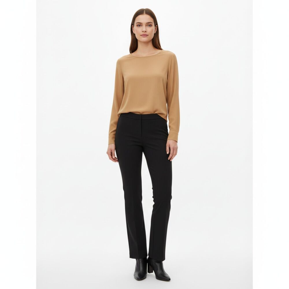 Ralph Lauren Black Label Black Straight Leg Trouser Pants 6